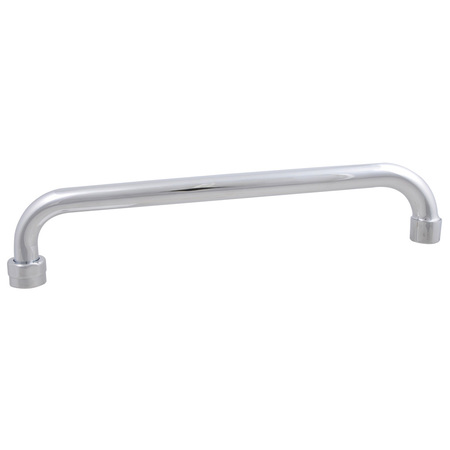 BK RESOURCES Evolution Series Stainless Steel Swing Spout, 12", 2.2 GPM Flow Rate EVO-SPT-12